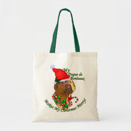 Bolso De Tela Navidades de Dogue de Bordeaux