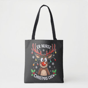 Bolso De Tela NAVIDADES de enfermería de la tripulación Enfermer