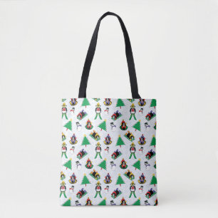 Bolso De Tela Navidades de esquí de pingüino