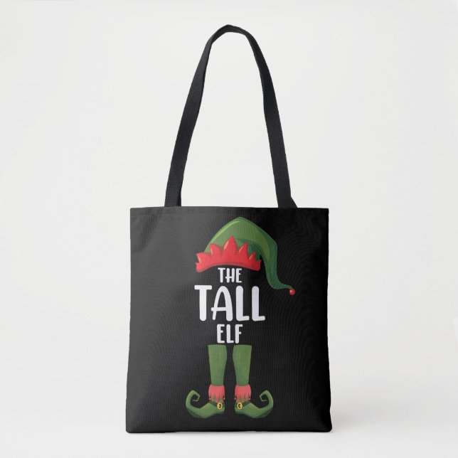 Bolso De Tela Navidades de familia Tall Elf Mating (Anverso)