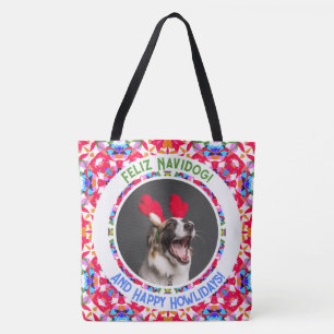 Bolso De Tela Navidades de fotos personalizados Perro Mamá Mamá 