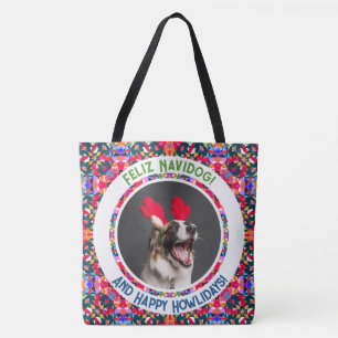 Bolso De Tela Navidades de fotos personalizados Perro Mamá Mamá 