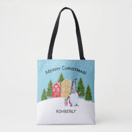 Bolso De Tela Navidades de Gnome singulares