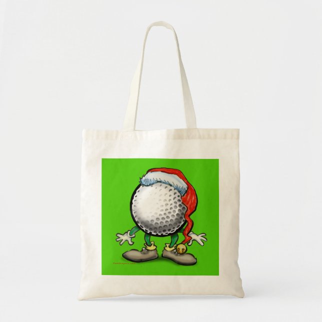 Bolso De Tela Navidades de golf (Frente)
