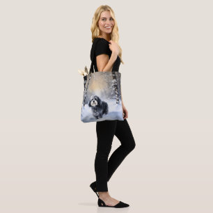 Bolso De Tela Navidades de Havanese Let It Snow