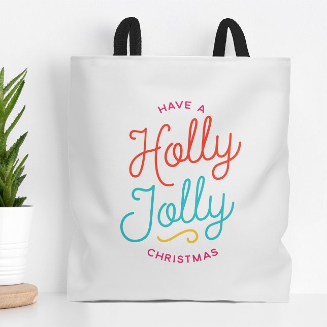 Bolso De Tela Navidades de Holly Jolly (Subido por el creador)