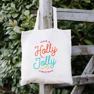 Bolso De Tela Navidades de Holly Jolly