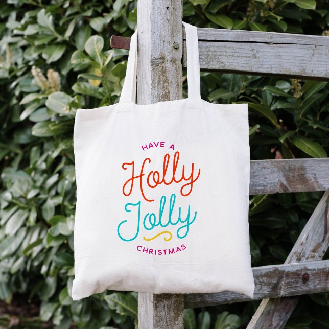 Bolso De Tela Navidades de Holly Jolly (Subido por el creador)