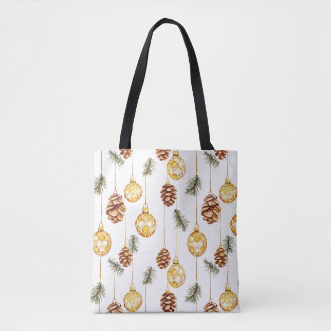 Bolso De Tela Navidades de Honey Pine Cones (Anverso)
