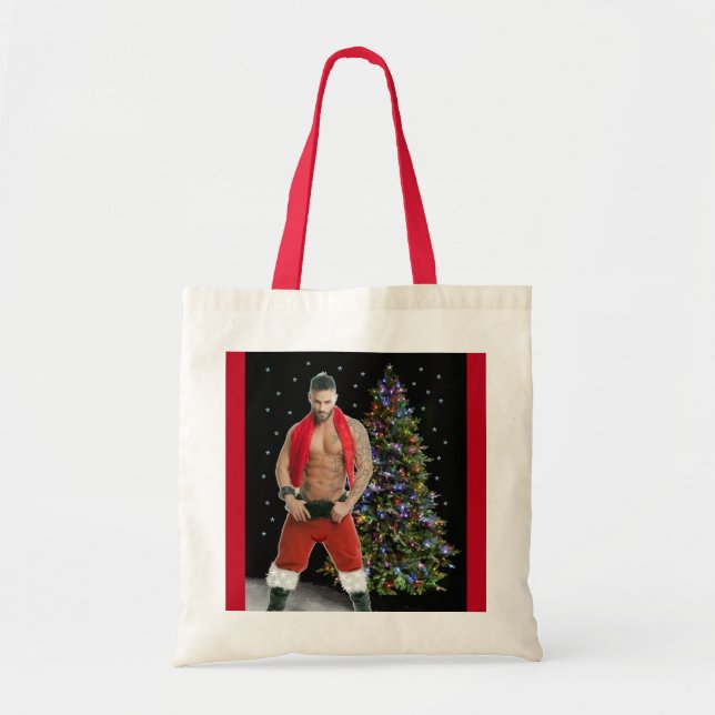 Bolso De Tela Navidades de Hunk Buff Santa (Frente)