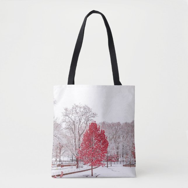 Bolso De Tela navidades de invierno 89 (Anverso)