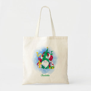 Bolso De Tela Navidades de invierno dan nombre personalizado a G