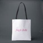 Bolso De Tela Navidades de Jingle Bells celebran Tote de compras<br><div class="desc">Navidades Jingle Bells Celebration Shopping-Tote Tote Bag. El Tote Shoulder presenta un diseño clásico de bolsos de tote, caracterizado por una tapa abierta y un amplio interior. Esta correa permite llevar la bolsa cómodamente sobre el hombro, proporcionando una opción de transporte sin manos. Los Totes de hombro se elaboran a...</div>
