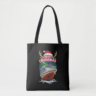 Bolso De Tela Navidades de la familia de cruisemas con crucero d