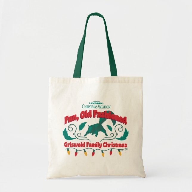 Bolso De Tela Navidades de la familia Griswold, divertida y viej (Frente)