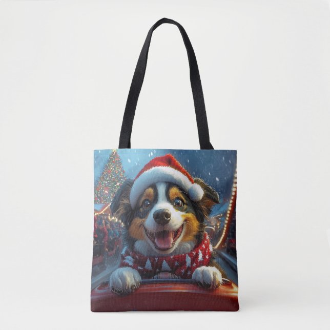 Bolso De Tela Navidades de la Pascua de Ruedas de Ganado Ganado  (Anverso)