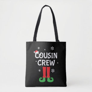 Bolso De Tela Navidades de la tripulación de primo diciendo