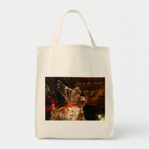 Bolso De Tela navidades de los ángeles de cristal: Alegría al mu