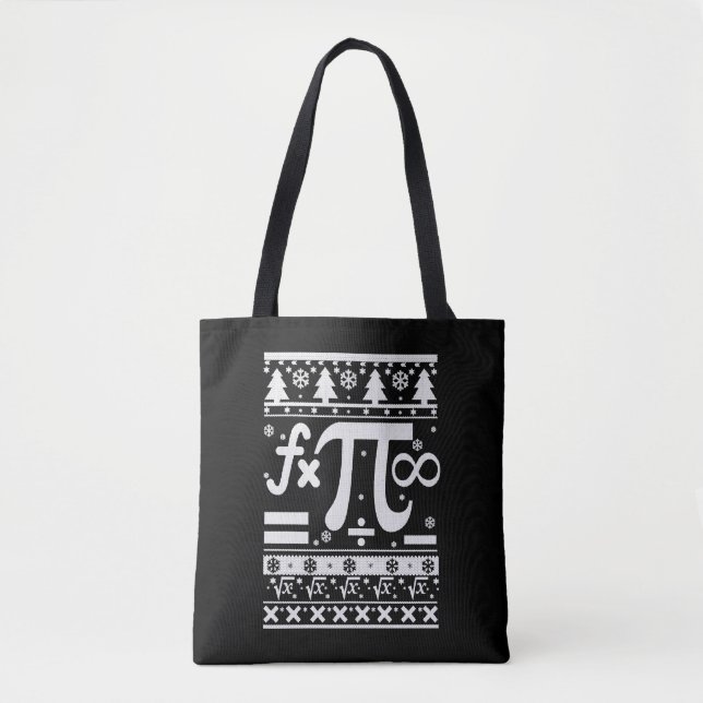 Bolso De Tela Navidades de matemáticas (Anverso)