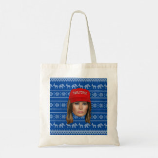 Bolso De Tela Navidades de Melania Trump MAGA