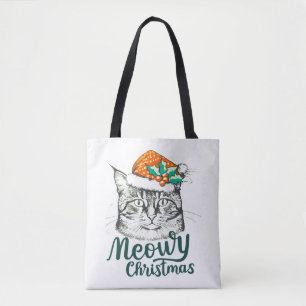 Bolso De Tela Navidades de Meowy Kitty