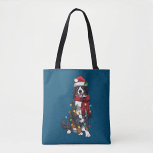 Bolso De Tela Navidades de montaña de Bernese iluminan a diverti