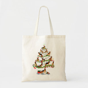 Bolso De Tela Navidades de pastores alemanes adorno de caña de c