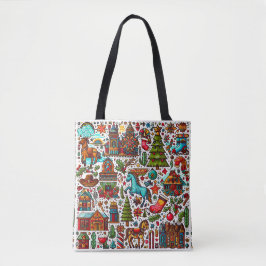 Bolso De Tela Navidades de patrones occidentales divertidos