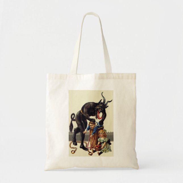 Bolso De Tela navidades de pesadilla krampus (Frente)