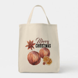 Bolso De Tela Navidades de pino rústico elegante