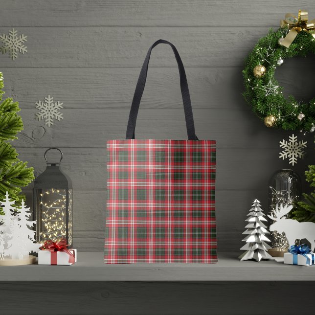 Bolso De Tela Navidades de Red Green Plaid (Subido por el creador)