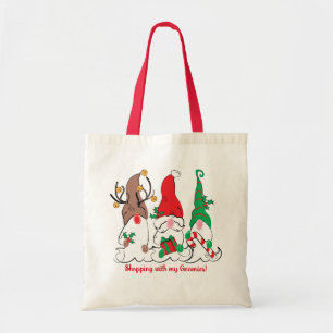 Bolso De Tela Navidades de reno de Santa Elf se burlan