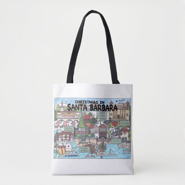 Bolso De Tela Navidades de Santa Bárbara (Anverso)