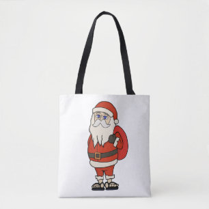 Bolso De Tela Navidades de Santa Claus Flip Flops