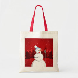 Bolso De Tela Navidades De Snowman, Que Cantan Con Gusto