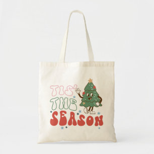 Bolso De Tela Navidades De Temporada Retro