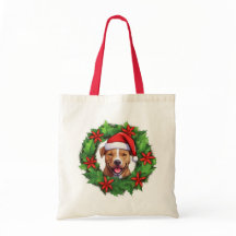 Navidades De Toros De Pit Wreath Toth Bag