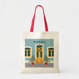 Bolso De Tela Navidades de vacaciones Casa festiva portuguesa