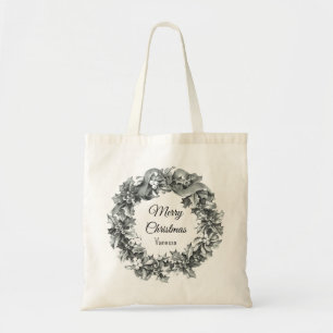 Bolso De Tela Navidades de vacaciones de época fueron personaliz