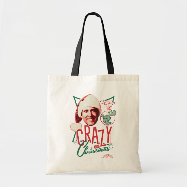 Bolso De Tela Navidades de vacaciones locos por los Navidades (Frente)