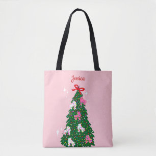 Bolso De Tela Navidades de vacaciones patinando navidades patina