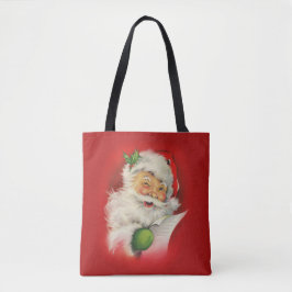 Bolso De Tela Navidades de Vintage Santa Claus