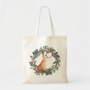Bolso De Tela Navidades de Woodland Fox