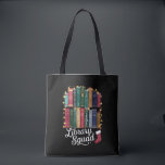 Bolso De Tela Navidades del Escuadrón de Biblioteca Lecturas del<br><div class="desc">Navidades del Escuadrón de Biblioteca Lecturas del Equipo de Amantes de Libros</div>