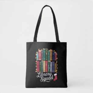 Bolso De Tela Navidades del Escuadrón de Biblioteca Lecturas del