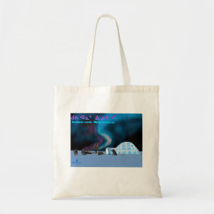 Bolso De Tela Navidades del extremo norte
