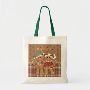 Bolso De Tela Navidades del País de Gingerbread