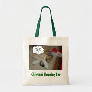 Bolso De Tela Navidades del Pastor Alemán