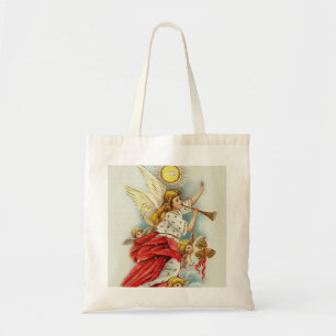 Bolso De Tela Navidades desea ángeles