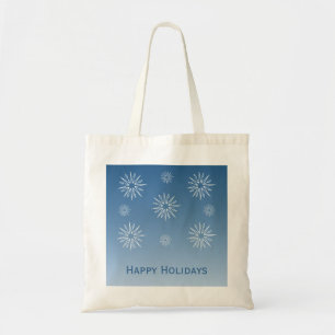 Bolso De Tela Navidades deslumbrantes Estrellas Tote Bag, Azul